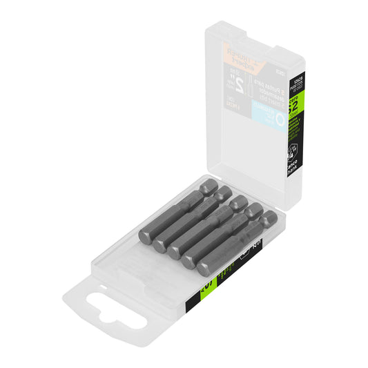 Estuche con 5 puntas hexagonales de 5/32mm largo 2', Expert Caja con 6, 12628