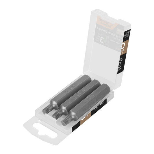 Estuche con 3 puntas bristol M8 largo 3', Truper Expert Caja con 6, 12707