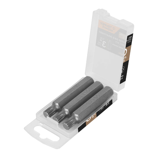 Estuche con 3 puntas bristol M10 largo 3', Truper Expert Caja con 6, 12709
