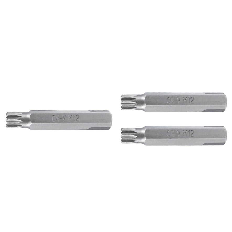 Estuche con 3 puntas bristol M12 largo 3', Truper Expert Caja con 6, 12711