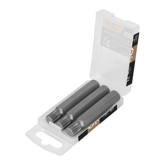 Estuche con 3 puntas bristol M12 largo 3', Truper Expert Caja con 6, 12711