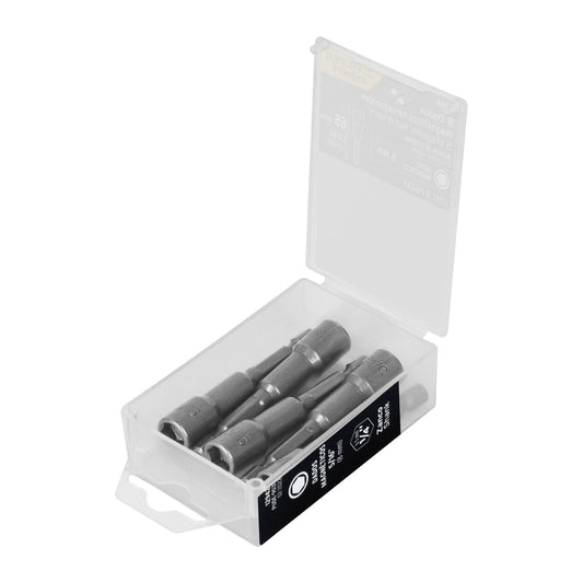 Estuche con 5 dados magnéticos de 6 mm largo 2-1/2', Expert Caja con 6, 12946