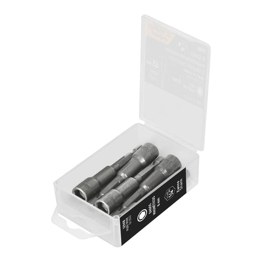 Estuche con 5 dados magnéticos de 8 mm largo 2-1/2', Expert Caja con 6, 12948