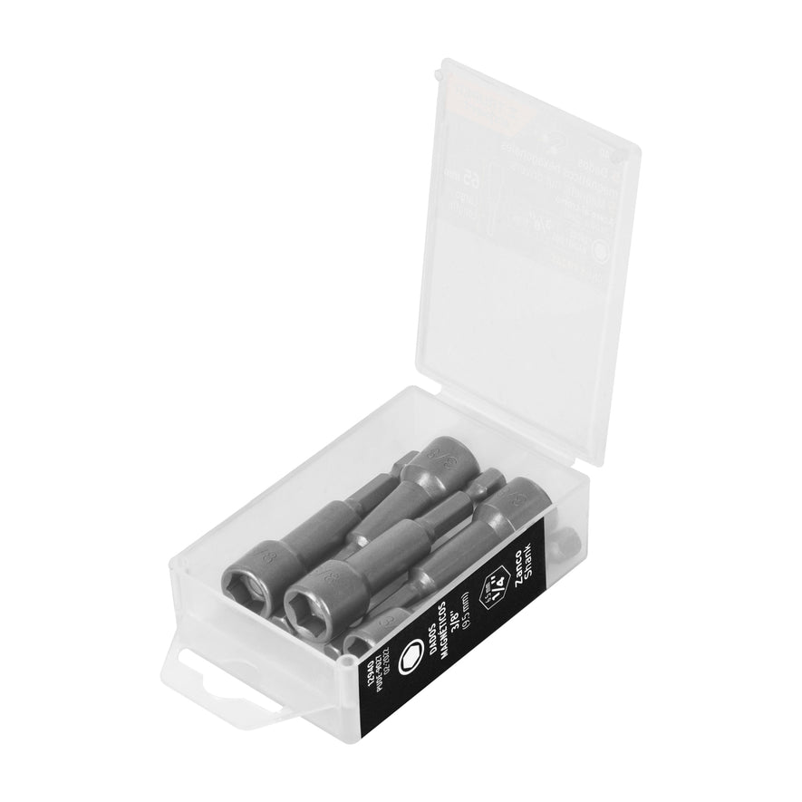 Estuche con 5 dados magnéticos de 3/8' largo 2-1/2', Expert Caja con 6, 12940