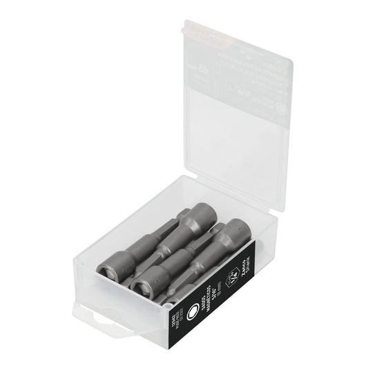 Estuche con 5 dados magnéticos de 5/16' largo 2-1/2', Expert Caja con 6, 12942