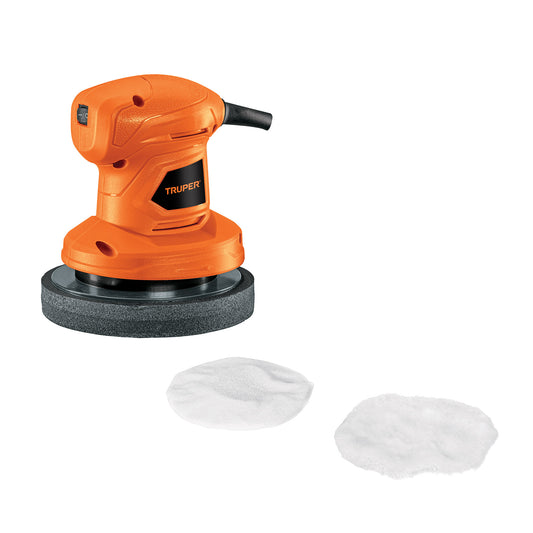 Pulidora compacta a una mano, 6', 45W, TRUPER PRO, 102633