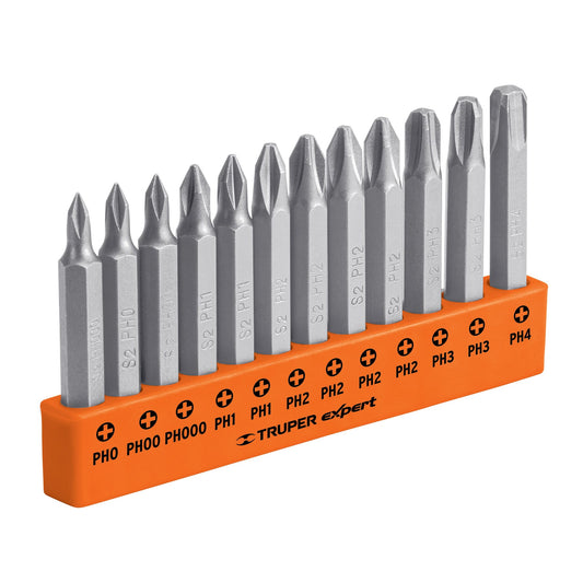 Juego de 12 puntas de cruz combinadas largo 2', Expert Caja con 6, 101674