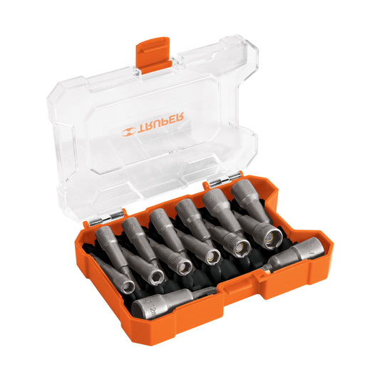 Juego de 14 dados magnéticos para taladro,Truper Caja con 4, 101961