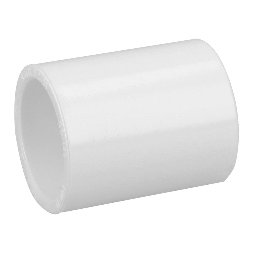 Cople de PVC cédula 40 de 3/4', Foset Caja con 10, 45418