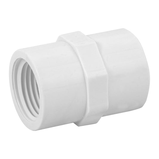 Adaptador hembra de PVC 1/2', Foset Caja con 40, 45432