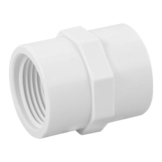 Adaptador hembra de PVC 3/4', Foset Caja con 10, 45433