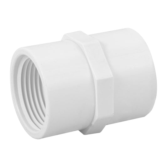 Adaptador hembra de PVC 1', Foset Caja con 10, 45434