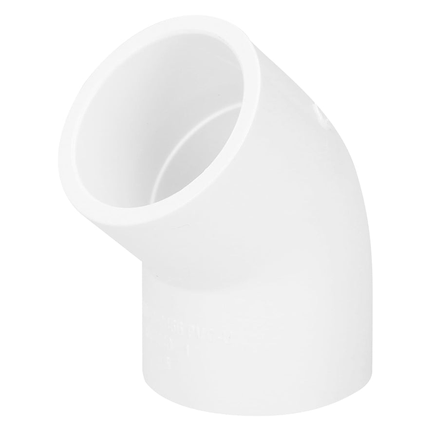 Codo 45° de PVC de 1', Foset Caja con 10, 45416