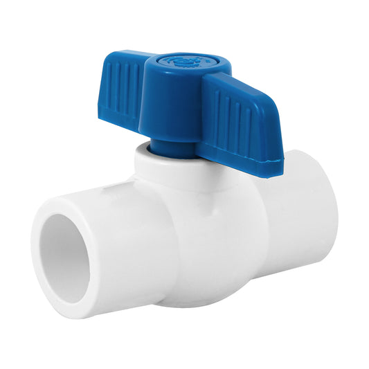 Válvula de esfera de PVC 1/2'para cementar, Foset Caja con 4, 49156