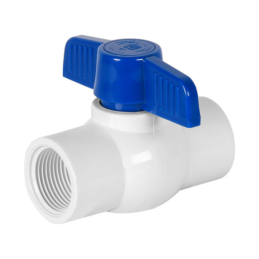 Válvula esfera de PVC 1' roscable, Foset Caja con 4, 49152