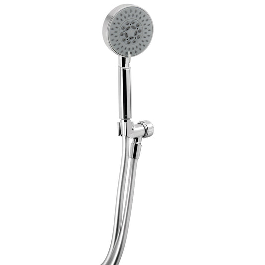 Regadera cromo de teléfono 4' con soporte, Foset Element, 45165