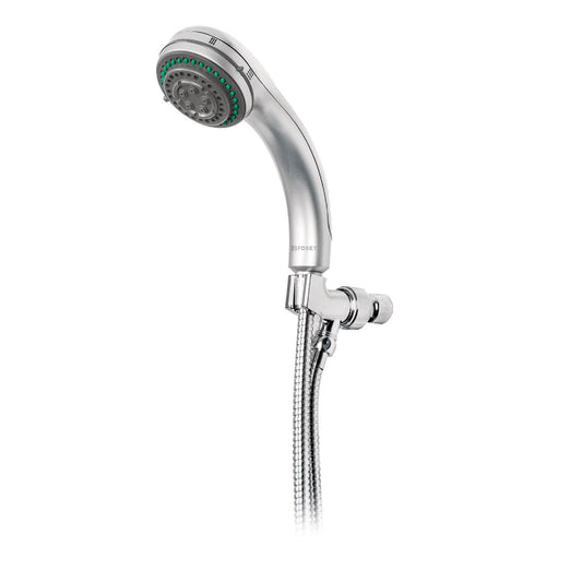 Regadera de teléfono 3', 5 funciones con soporte, Foset Aqua Caja con 2, 49432