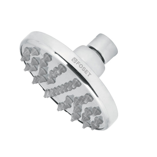 Regadera cromo 4' plato redondo, sin brazo, Foset Element, 49581