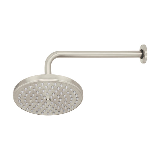 Regadera satín 8' plato redondo, con brazo, Foset Element, 45577