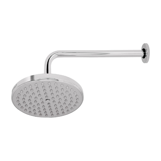 Regadera cromo 8' plato redondo, con brazo, Foset Element, 49577