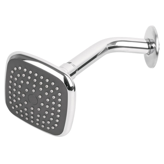 Regadera cuadrada 3-3/4' brazo y chapetón de acero, Basic Caja con 2, 45065