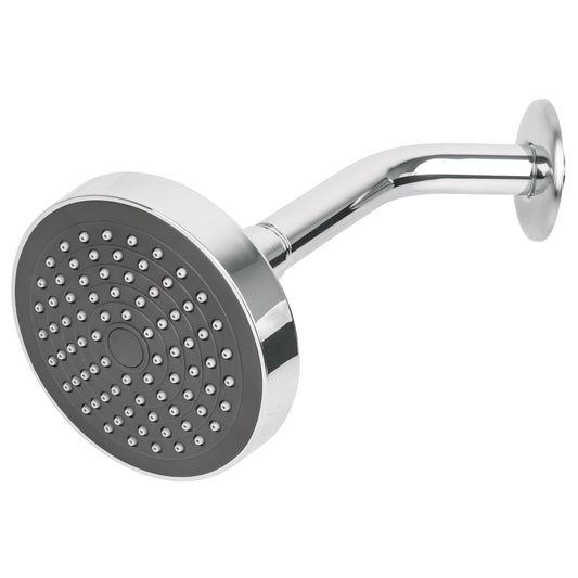 Regadera redonda 4-1/4' brazo y chapetón de acero, Basic Caja con 2, 45067