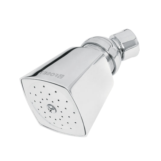 Regadera cuadrada metálica 2' sin brazo, Foset Aqua Caja con 2, 44494