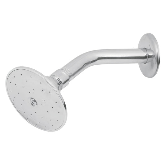 Regadera redonda 3-1/2' brazo y chapetón de acero, Aqua Caja con 2, 49247