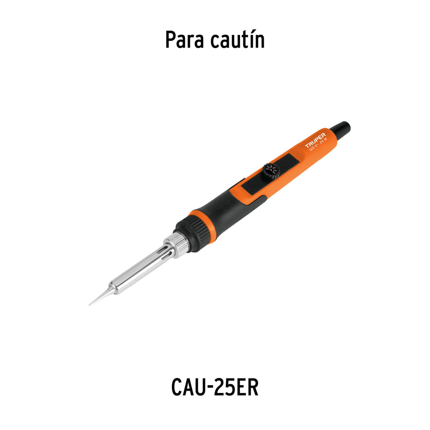 Juego de 5 puntas para cautín CAU-25R, Truper Caja con 6, 102550