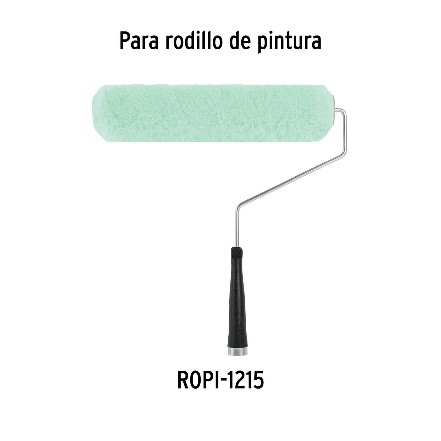 Felpa para rodillo 12' x 5/8' superficies poco rugosas Caja con 6, 13893