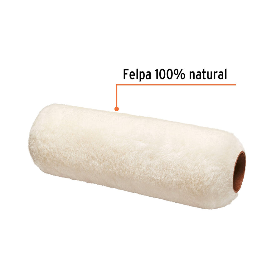 Felpa para rodillo, 9 x 3/4, superficies rugosas, Expert Caja con 6, 101394