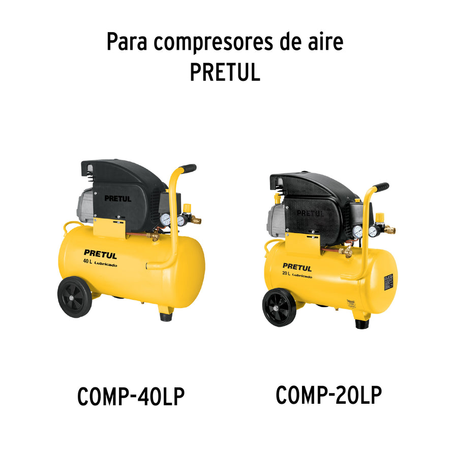 Válvula anti-retorno para compresor, 25/50/10L, Truper, 11931