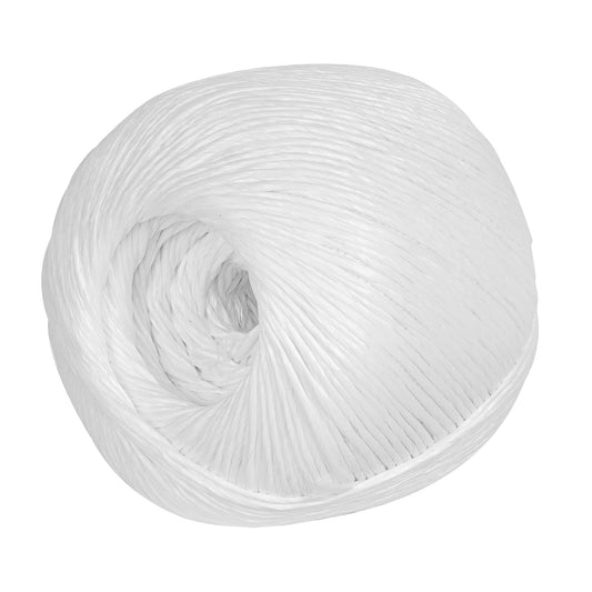 Rollo de rafia de 410 m color blanco calibre 2.2 g/m, Fiero Caja con 6, 44492