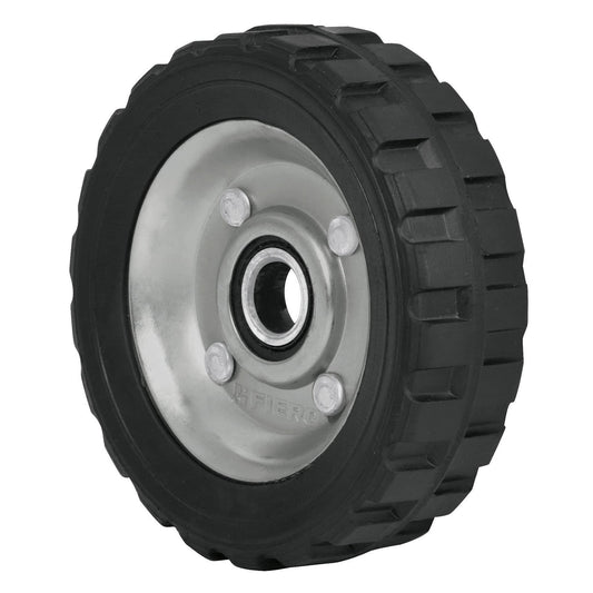 Rueda de hule sólido 5' para diablo, un balero, Pretul Caja con 4, 45478