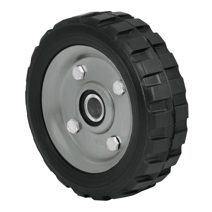 Rueda de hule sólido 6' para diablo, doble balero, Pretul Caja con 4, 45480