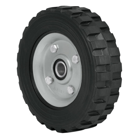 Rueda de hule sólido 7' para diablo, doble balero, Pretul Caja con 4, 45483