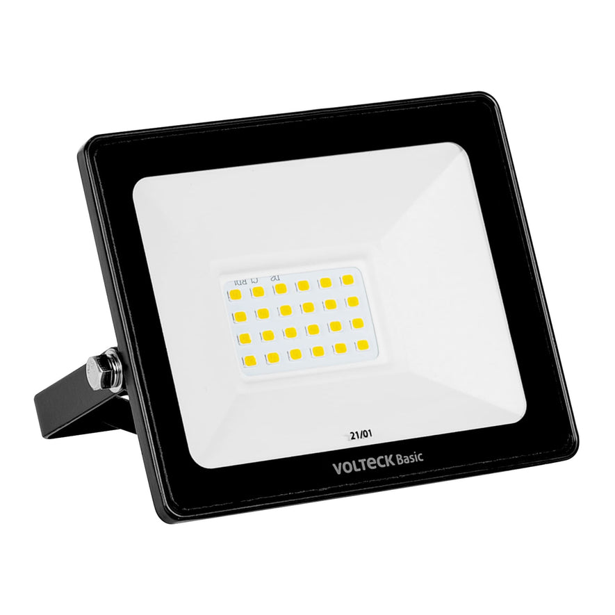 Reflector ultra delgado LED 20 W luz cálida, Volteck Basic Caja con 2, 28090