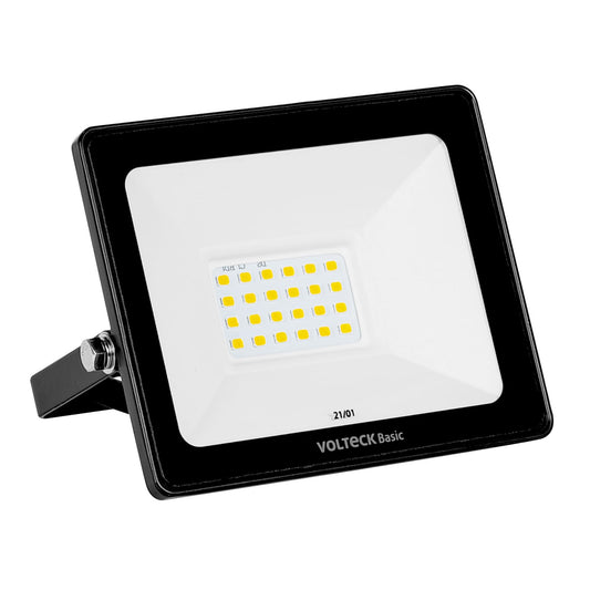 Reflector ultra delgado LED 20 W luz de día, Volteck Basic Caja con 2, 22041