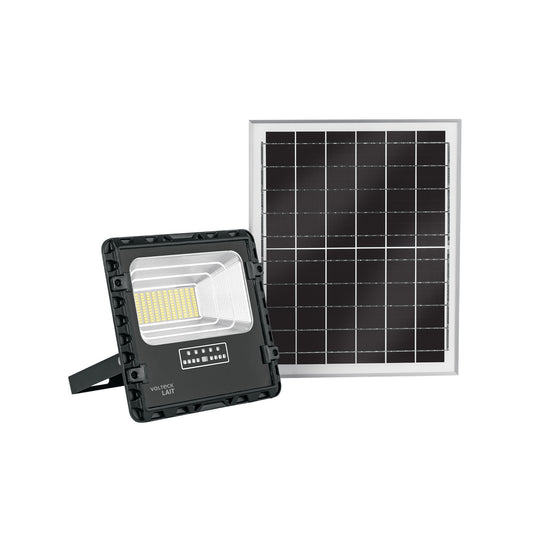 Reflector Led 60 W con panel solar, luz de día, Volteck, 49835