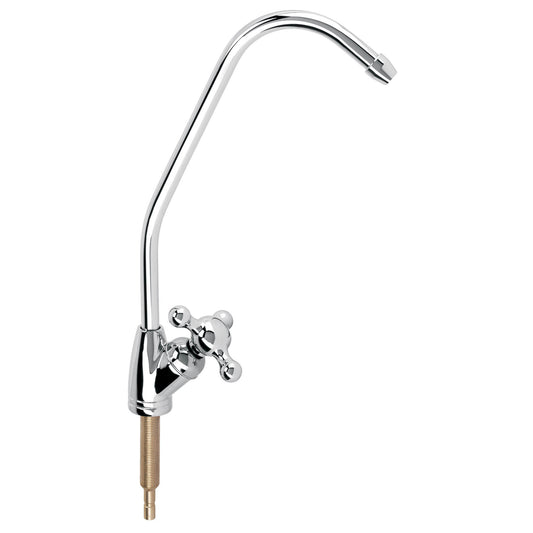 Llave cuello de ganso 1/4' para filtro de agua, Foset, 48523