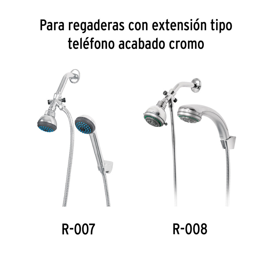 Desviador de flujo para regadera de teléfono, Foset Riviera Caja con 5, 49032