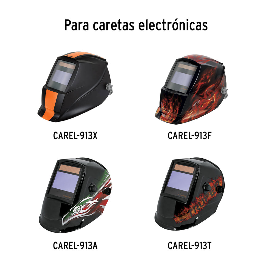 Bolsa c/2 micas para careta CAREL-913A, 913F, 913T y 913X Caja con 6, 17470