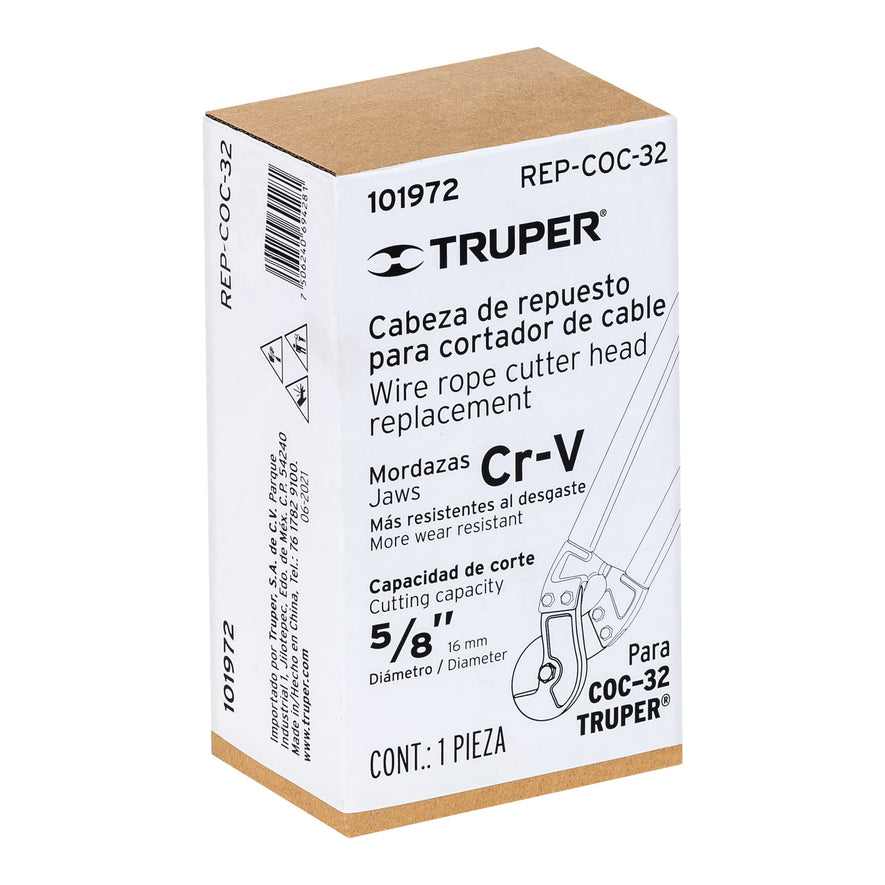 Cabeza de repuesto para cortador de cable COC-32, Truper, 101972