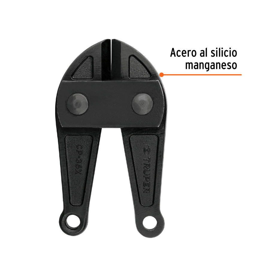 Cuchillas de repuesto para cortapernos 36', Truper, 12841