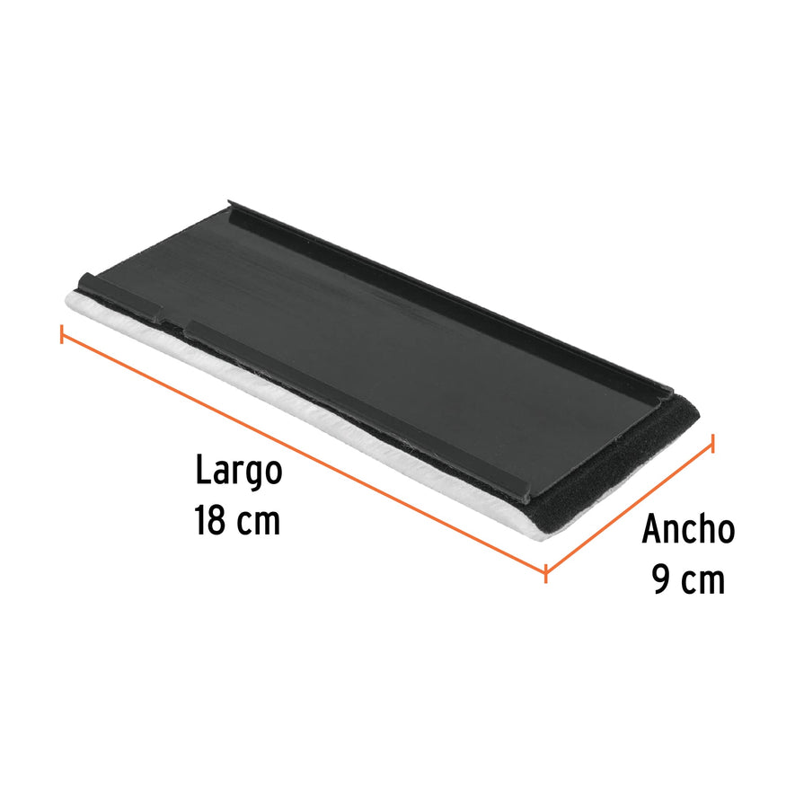 Repuesto para pinta pad, 9', Truper Caja con 6, 19399