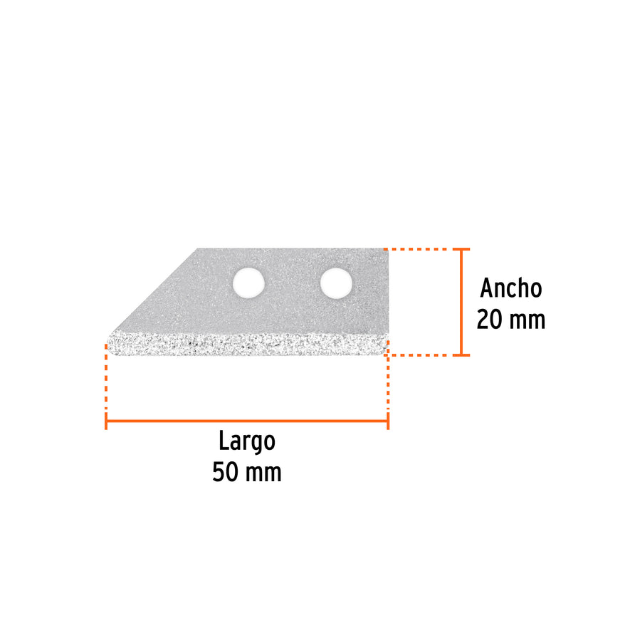 Blíster con 2 cuchillas de repuesto p/raspador RA-LE, TRUPER Caja con 6, 102896