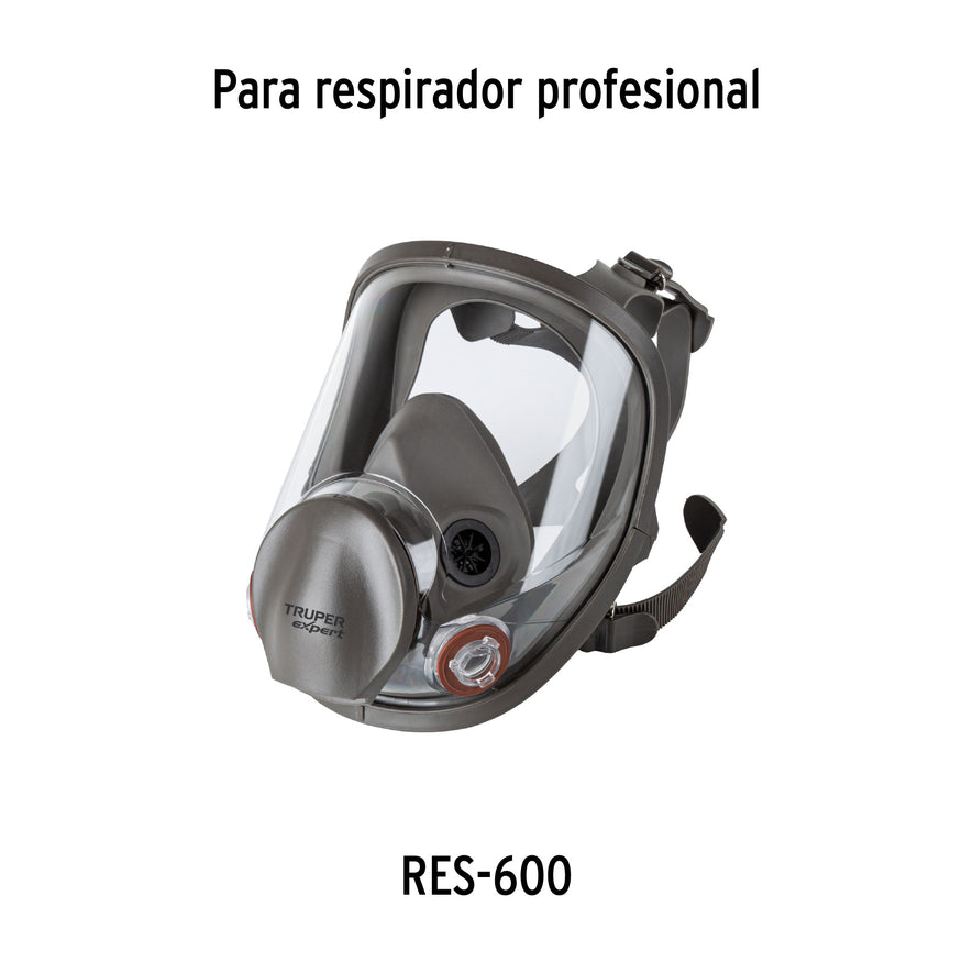 Visor de repuesto para respirador RES-600, Truper, 102661