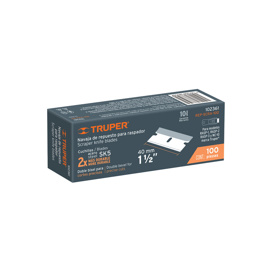 cuchillas de repuesto para RASP-3,2,1 y NC-10 Caja con 3, 102361