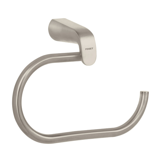 Toallero argolla de latón en acabado satín, Foset Riviera, 45222