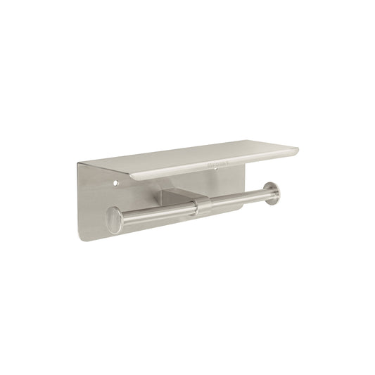 Portarrollo doble en satín con soporte para celular, Riviera Caja con 2, 46357